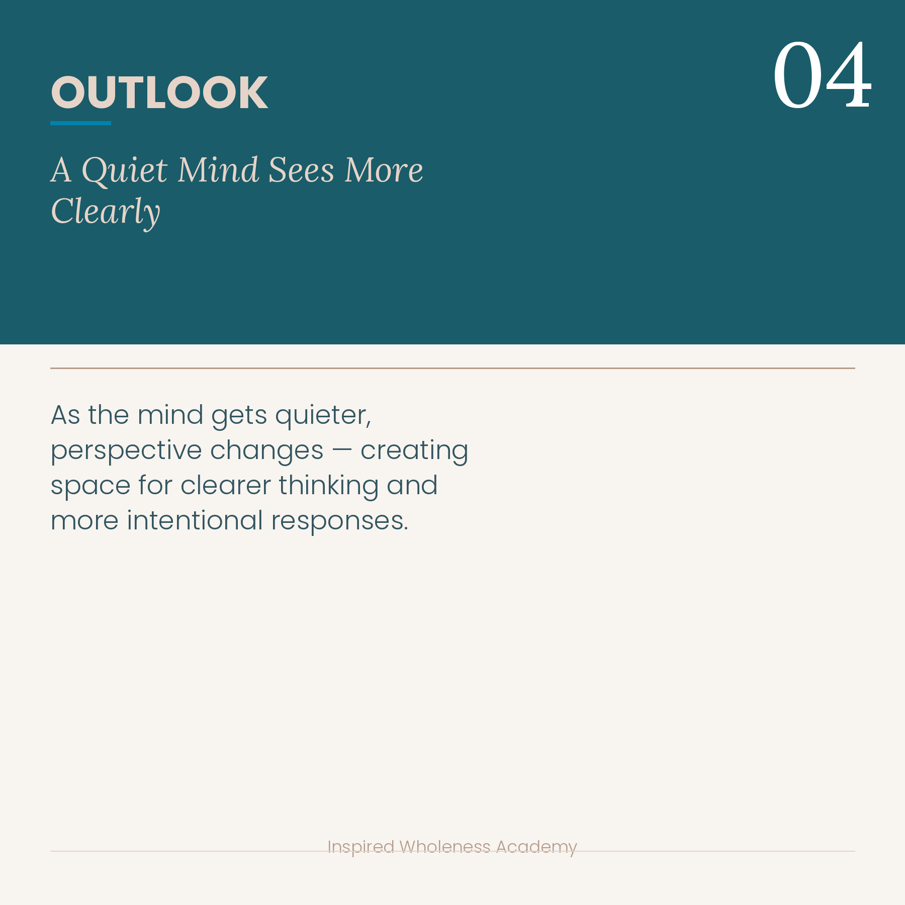 pillar 04 outlook