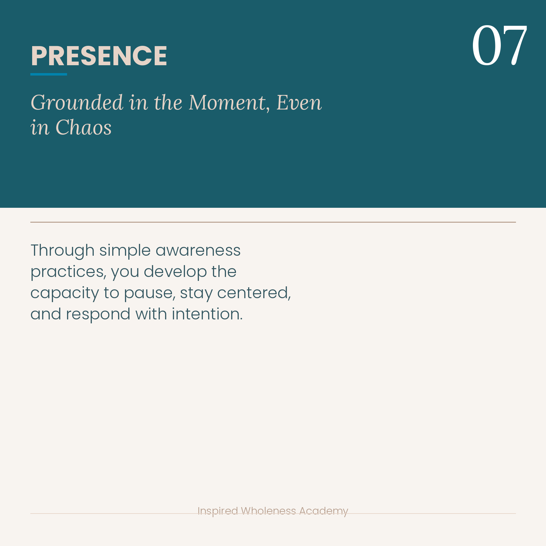 pillar 07 presence
